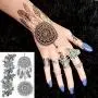 8 Sheets Temporary Tattoo Stickers Lace Sexy Body Waterproof Tattoo stickers Women Wedding Party 8 Sheets Temporary Tattoo Stickers Lace Sexy Body Waterproof Tattoo stickers Women Wedding Party