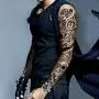 DaLin Extra Large Vorübergehende Tattoos, Arm- und Halbschultern-Tätowierungen für Männer und Frauen, 20 Blätter