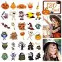 Halloween-Temporäre Tattoos für Kinder, Halloween-Sticker für Kinder, für Jungen & Mädchen, Halloween-Dekorationen für Kinder, 120Pcs Gemischt Wasserdichte Tattoos für Kinder, Party-Favoris, Kürbisfunktionier-Tattoos