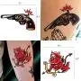 Imarisha Temporary Tattoos for Women Men Adults - Vintage Old School Design Body Arm Hand Temporary Semi-Permanent Tattoos Stickers 13 Sheets | Skin Safe | Waterproof | Removable Imarisha Temporary Tattoos for Women Men Adults - Vintage Old School Design Body Arm Hand Temporary Semi-Permanent Tattoos Stickers 13 Sheets | Skin Safe | Waterproof | Removable