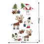 Christmas Temporary Tattoos Stickers,Christmas Decorations with Santa Claus Christmas Tree Socks Reindeer Gift Bags for Kids Christmas Party,Fun Christmas Holiday Tattoo for Kids （30 sheets）