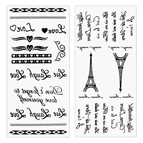 5 Sheets Temporary Waterproof Tattoo Sticker Vivid Life Like Lotus Beauty Body Makeup Art 5 Sheets Temporary Waterproof Tattoo Sticker Vivid Life Like Lotus Beauty Body Makeup Art