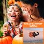 Temporary Tattoos for Kids, 150 Pack Temporary Halloween Tattoos,Including Glow in The Dark Children Tattoos Halloween,2(Glow in The Dark)+8(Normal) Safe Makeup for Kids