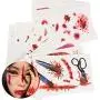 Halloween Temporary Tattoo Stickers Day of the Day Temporary Tattoos 30 Sheets Blood Scar Water Proof Temp Tattoos for Women Kids Girls Hand Face Leg Arm Neck Body Art Decorations Cosplay Supplies Halloween Temporary Tattoo Stickers Day of the Day Temporary Tattoos 30 Sheets Blood Scar Water Proof Temp Tattoos for Women Kids Girls Hand Face Leg Arm Neck Body Art Decorations Cosplay Supplies
