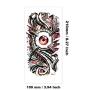 Ooopsiun 10 Sheets Large Temporary Tattoos For Men Adults, Punk Mechanical Waterproof Arm Fake Tattoos For Men