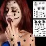 540 PCS Halloween Spinnen und Netz Körper und Gesicht Temporäre Tattoos Aufkleber für Kinder und Erwachsene Kostüm