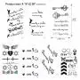 Konsait Temporary Tattoos for Adult Women Men Kids(30 Sheets), Waterproof Temporary Tattoo Fake Black Tiny Tattoos Body Art Sticker Hand Neck Wrist Cover Up Set