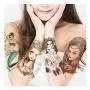 Pinkiou Full Arm Sticker Women Sexy Temporary Tattoo Sticker Waterproof Fake Body Art Sticker (6 sheets) Pinkiou Full Arm Sticker Women Sexy Temporary Tattoo Sticker Waterproof Fake Body Art Sticker (6 sheets)