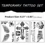 CARGEN Celebrity Realistic Temporary Tattoo Singer J.B Life-Size Temporary Tattoo Chest Back Arm Face Sleeves Fake Tattoo Stickers for Men Women for Boys Girls for Concert Party CARGEN Celebrity Realistic Temporary Tattoo Singer J.B Life-Size Temporary Tattoo Chest Back Arm Face Sleeves Fake Tattoo Stickers for Men Women for Boys Girls for Concert Party