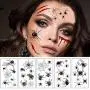 10 Sets Halloween Spider Temporary Tattoos, Wasserdicht, Für Kostümparty, Spinnennetz Aufkleber (10 Sätze Halloween Spinnen Temporäre Tattoos, Wasserdicht, Für Kostümparty, Spinnennetz Aufkleber)