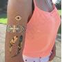 Metallic Temporary Tattoos for Women Teens Girls - 8 Sheets Gold Silver Temporary Tattoos Glitter Shimmer Designs Jewelry Tattoos - 100+ Color Flash Fake Waterproof Tattoo Stickers (Mustique) Metallic Temporary Tattoos for Women Teens Girls - 8 Sheets Gold Silver Temporary Tattoos Glitter Shimmer Designs Jewelry Tattoos - 100+ Color Flash Fake Waterproof Tattoo Stickers (Mustique)