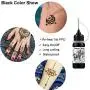 Kit de Tatouages Temporaires Beefly Jagua, Gel Semi Permanent Jagua, Encre (à Base de Fruit Jagua Organique), Dozens de Pièces, Stencils Gratuits, DIY Tatouages, Faux Taches, Kit Complet 2 Flacons (1oz)