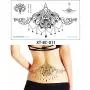 Étiquettes temporaires pour corps, grande œuvre d'art, autocollants de sternum, bijoux, pendentifs, 5 feuilles de 13,8 x 24 cm. Étiquettes temporaires pour corps, grande œuvre d'art, autocollants de sternum, bijoux, pendentifs, 5 feuilles de 13,8 x 24 cm.