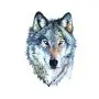 WYUEN 12 PCS/lot Wolf Temporary Tattoo Sticker for Women Men Fashion Body Art Adults Waterproof Hand Fake Tatoo 9.8X6cm FW12-01 (Wolf1)