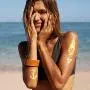 20 Sheets Temporary Tattoos for Women Girls Adults - Over 300 Shimmer Waterproof Fake Tatoos - Gold Tattoos Metallic Stickers in Bracelets, Feathers, Wrist and Arm Bands 20 Sheets Temporary Tattoos for Women Girls Adults - Over 300 Shimmer Waterproof Fake Tatoos - Gold Tattoos Metallic Stickers in Bracelets, Feathers, Wrist and Arm Bands
