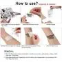 HOWAF 150+ Halloween Tattoos Spiders Wed Bat Skull Ghost Temporäre Tattoos Aufkleber Übertragung für Körper Gesicht Schulter Arm Hand Make-up Halloween Kostüm Party Accessoires Favorien Versorgung