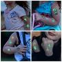 Halloween Tattoos für Kinder, 160 Stück Halloween Temporäre Tattoos inklusive 70 Leuchtenden Nacht- oder Dunklen Halloween Geist Monster Kürbis Tattoos