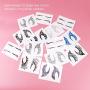 Temporary Eye Tattoo, ETEREAUTY 18 Pairs Eye Tattoo Stickers with Waterproof Eyeshadow and Eyeliner Designs