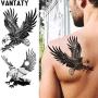 VANTATY 10 Sheets Realistic Tiger Temporary Tattoos Animals For Men Body Armband Soldier Fake Tatoo Stickers For Women Scorpion Wolf Deer Elk Eagle Bear Dot Adults Forearm Tattoos Girls Kids Teens.