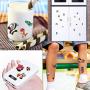 Sunny seat Ryan’s World Tattoos Party Supplies Decorations Favors - Waterproof Temporary Cartoon Stickers for Girls Boys Kids Class Activity ( 720pcs)