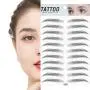 2 Pcs 3D Cheveux-Similaires Sourcils Authentiques, Stickers de Sourcils Naturels Écologiques Imitation Waterproof, Façonneur de Sourcils de Maquillage pour le Traçage - E09 2 Pcs 3D Cheveux-Similaires Sourcils Authentiques, Stickers de Sourcils Naturels Écologiques Imitation Waterproof, Façonneur de Sourcils de Maquillage pour le Traçage - E09