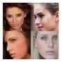 Gesichtstätowiersticker, Tupfensticker, Gesichtstätowierungen für Frauen, temporäre Gesichtstätowierung mit Wasserübertragung für professionelle Make-up, Tänzerkostüme, Party-Make-up