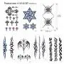 Konsait Temporary Tattoos for Adult Men Women Kids(30 Sheets), Waterproof Temporary Tattoo Fake Tattoos Body Art Sticker Hand Neck Wrist Cover Up Set, Dragon Anchor Scorpion Wolf Graphic Elk
