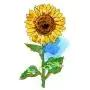 SanerLian Sunflowers Temporary Tattoo Sticker Watercolor Waterproof Women Girls Back Shoulder Arm Body Art 10.5X6cm Set of 12 SanerLian Sunflowers Temporary Tattoo Sticker Watercolor Waterproof Women Girls Back Shoulder Arm Body Art 10.5X6cm Set of 12