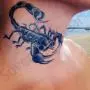 Temporäre Tattoos für Männer, Jungen & Teenager – Fake Tattoo Sticker Aufkleber (8 Große Blätter) Tattoos für Jungen, Biker Tattoos, Rocker Transfers für Arme, Schultern, Brust & Rücken – Körperkunst Tattoo Sticker, wasserdicht schwarz