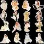 Honch Retro Pin-up Girls Sticker Pack 50 Stück Reiserückenschild-Sticker Vinyl Sexy Dame Aufkleber für Laptop, Handyhülle, Helm, Tablet, Autos, Koffer, Wasserflasche