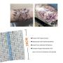 Tattooverbandungen, wasserdicht, transparenter Hautschutzfolie, Pflaster, Adhäsive, Tattoo-Pflege, 8 Zoll x 8 Zoll (5er-Pack)