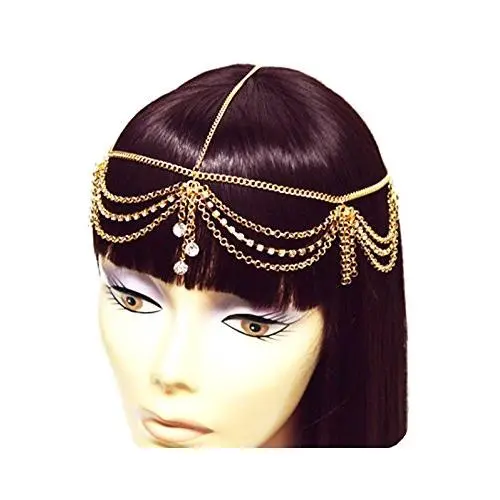 Gold Tone Damen Perlenketten mit Rhinestones IHC1030G