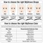 Godefroy MyBrows Long Lasting Eyebrow Transfers, High Arch, Natural Black, 12-Pairs of Brows