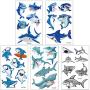 Shark Tattoos(83PCS),Konsait Ocean Sea Themed Shark Temporary Tattoo Body Stickers Costume Accessories for Baby Boy Girl Birthday Party Favor Supplies Decor Goodie Party Bag Fillers