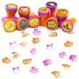 600+ Halloween Craft Assortment Kit Including Temporary Tattoos, Stickers, Stampers Foam Stickers for Trick or Treat Craft Party Favors, School Classroom Hangout