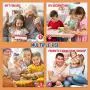 32 Metallic Glitter Glitzer-Tattoos für Kinder, Herbst Party Dekorationen, Herbst Kürbisfestliche Überraschungen, Herbst Aufkleber für Jungen und Mädchen