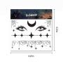 Halloween Temporary Tattoos Stickers Day of the Dead Horror Scar Tattoo Spider Web Spider Web Tattoos Stickers Face Makeup Horror Tattoo Halloween Cosplay Party Decorations Accessories 9 Sheets