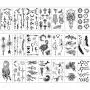 Konsait Temporary Tattoos for Adults Women Men Kids(60 Sheets), Waterproof Temporary Tattoo Fake Black Tribal Body Art Stickers Face Arm Sleeve Neck Wrist Tattoos Totem Flower Butterfly Shark Feather Konsait Temporary Tattoos for Adults Women Men Kids(60 Sheets), Waterproof Temporary Tattoo Fake Black Tribal Body Art Stickers Face Arm Sleeve Neck Wrist Tattoos Totem Flower Butterfly Shark Feather