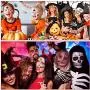 HOWAF 150+ Halloween Tattoos Spiders Wed Bat Skull Ghost Temporäre Tattoos Aufkleber Übertragung für Körper Gesicht Schulter Arm Hand Make-up Halloween Kostüm Party Accessoires Favorien Versorgung
