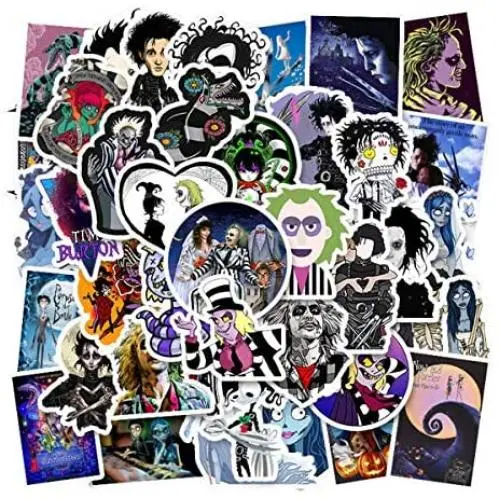 Anime Stickers Tim Burtons The Nightmare Before Christmas Movies Theme Stickers Laptop Stickers Waterproof Skateboard Snowboard Car Bicycle Luggage Decal 50pcs Pack (Tim Burtons Movies Theme) Anime Stickers Tim Burtons The Nightmare Before Christmas Movies Theme Stickers Laptop Stickers Waterproof Skateboard Snowboard Car Bicycle Luggage Decal 50pcs Pack (Tim Burtons Movies Theme)