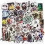 Halloween Stickers, 50pcs The Nightmare Before Christmas Stickers, Laptop Stickers Skateboard Stickers for Teens Vinyl Waterproof Tim Burton Stickers Luggage Bike Computer Stickers Decal