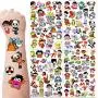 Sonnensitz Ryan’s World Tattoos Party-Zubehör Dekorationen Süßigkeiten Favors – Wasserfeste Temporäre Cartoon Aufkleber für Mädchen Jungen Kinder Klassenausflug (720 Stück)