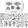 Konsait Temporary Tattoos for Adults Women Men Kids(60 Sheets), Waterproof Temporary Tattoo Fake Black Tribal Body Art Stickers Face Arm Sleeve Neck Wrist Tattoos Totem Flower Butterfly Shark Feather Konsait Temporary Tattoos for Adults Women Men Kids(60 Sheets), Waterproof Temporary Tattoo Fake Black Tribal Body Art Stickers Face Arm Sleeve Neck Wrist Tattoos Totem Flower Butterfly Shark Feather
