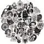 50PCS Gothic Stickers for Water Bottle,Black White Skull Stickers,Waterproof Vinyl Stickers Perfect for Hydro Flask Laptop Phone Car Skateboard 50PCS Gothic Stickers for Water Bottle,Black White Skull Stickers,Waterproof Vinyl Stickers Perfect for Hydro Flask Laptop Phone Car Skateboard