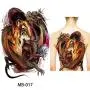 3 Sheets Big Large Full Back Chest Tattoo Sticker Temporary Dragon Decal for Women Men