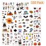 Temporary Tattoos Kids, 150 Assorted Halloween Tattoo Waterproof Cute Designs Stick on Children Tattoos, Pumpkin Tattoos Stickers for Kids Children Party Favors,150Patterns