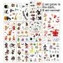 Tatouages Temporaires pour Enfants, 150 Pièces, Incluant Tatouages Temporaires Halloween, y compris Tatouages Glow in the Dark pour Enfants Halloween, 2 (Glow in the Dark) + 8 (Normaux), Maquillage Sûr pour Enfants Tatouages Temporaires pour Enfants, 150 Pièces, Incluant Tatouages Temporaires Halloween, y compris Tatouages Glow in the Dark pour Enfants Halloween, 2 (Glow in the Dark) + 8 (Normaux), Maquillage Sûr pour Enfants