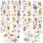 Yarlilyan 100+ Fairy Glitter Tattoos for Girls, Children Birthday Party Favor Temporary Tattoo Sticker, Magic Fantasy Butterfly Flower Pink Fake Waterproof tattoo on kids Body Hand Arm Face 10 Sheets Yarlilyan 100+ Fairy Glitter Tattoos for Girls, Children Birthday Party Favor Temporary Tattoo Sticker, Magic Fantasy Butterfly Flower Pink Fake Waterproof tattoo on kids Body Hand Arm Face 10 Sheets