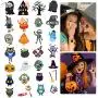 150 Stück Halloween temporäre Tattoos für Kinder, Halloween Party Dekorationen Make-up Kürbis 12 Blätter wasserfeste Kinder Tattoos Halloween Aufkleber für Jungen und Mädchen, Trick or Treat Party Geschenk