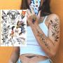 6 Blätter FANRUI Niedliche Kleine Temporäre Tattoos Für Kinder Jungen Mädchen Aquarell Weltraum Stern Einhörner Kinder Cartoon Gesicht Tattoos Kleine Hände Wasserfeste Fake Tatoos Papier